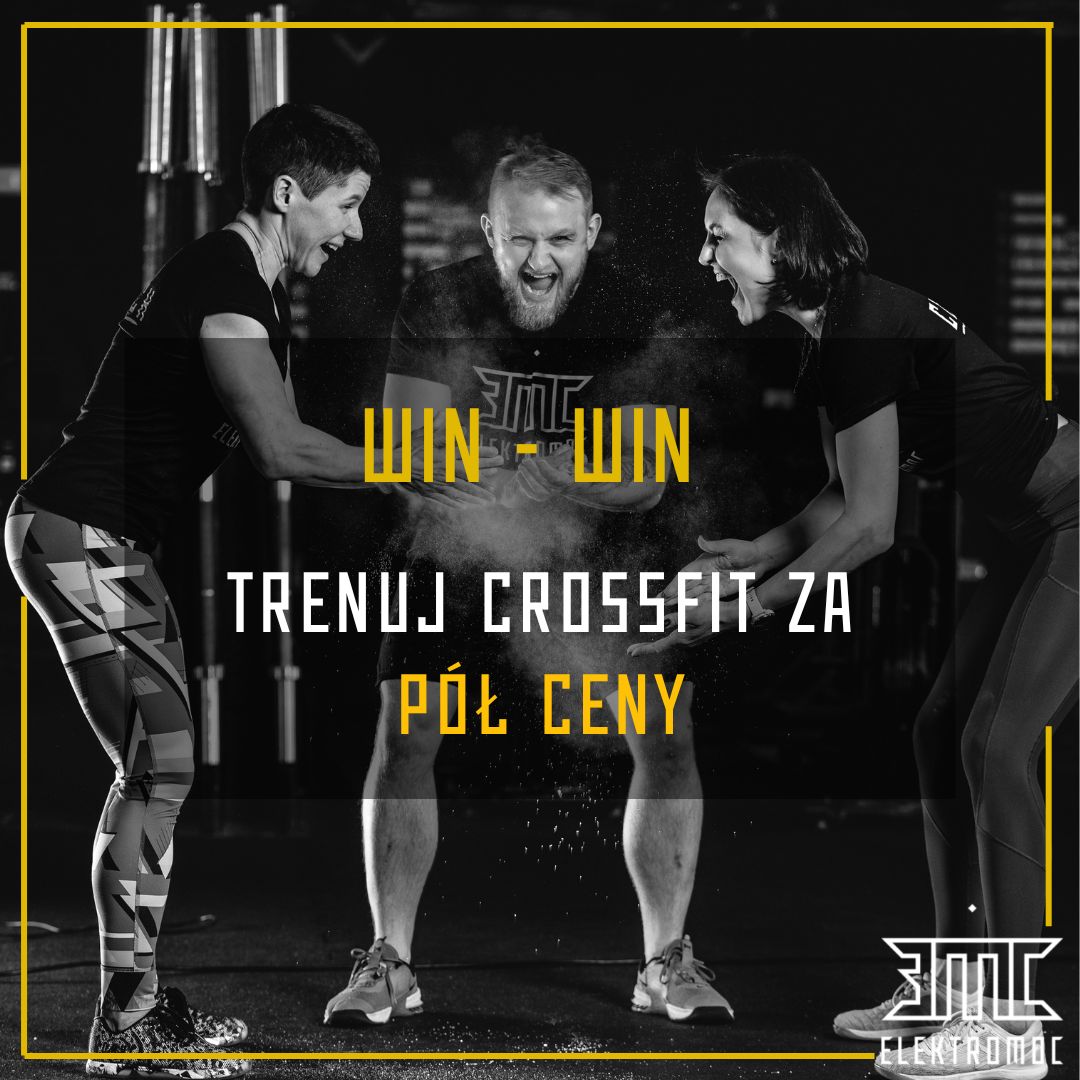 Trenuj CrossFit za pół ceny - promocja WIN-WIN